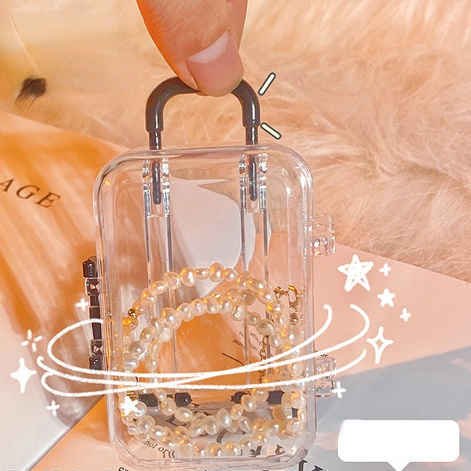 Caja plástica al por mayor del almacenamiento del equipaje de la mini carretilla